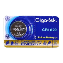 Giga-tek CR1620 Lithium Coin Battery - Pack of 1