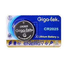 Giga-tek CR2025 Lithium Coin Battery - Pack of 1