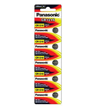 Panasonic CR1216 3V Lithium Coin Battery, 5 Batteries - Royal Technologies :::::  genuinebattery.com