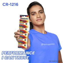 Panasonic CR1216 3V Lithium Coin Battery, 5 Batteries - Royal Technologies :::::  genuinebattery.com