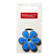 GN ReSound Size 675 Hearing Aid Batteries (6 Batteries pack) - Royal Technologies :::::  genuinebattery.com