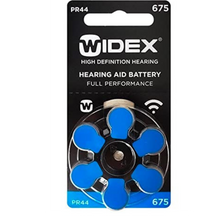 Widex Size 675 Hearing Aid Battery (6 Batteries Pack) PR44 - Royal Technologies :::::  genuinebattery.com