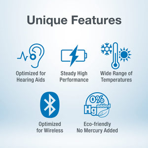 Panasonic Hearing Aid Battery (Size PR312/PR41, Pack of 6 Batteries) - Royal Technologies :::::  genuinebattery.com