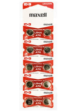 LR44 Maxell Alkaline Button cell Battery , 1 battery - Royal Technologies :::::  genuinebattery.com