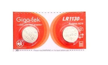 Giga-tek LR1130 Coin Battery Pack of 2