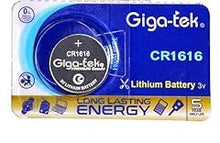 Giga-tek CR1616 Lithium Coin Battery - Pack of 1