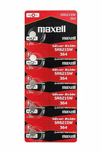 Maxell 364 (SR621SW) Silver Oxide 1.55V  Battery, 1 battery - Royal Technologies :::::  genuinebattery.com