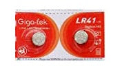 Giga-tek LR41 Coin Battery Pack of 2