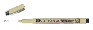 SAKURA PIGMA MICRON pen 02 black pack of 1