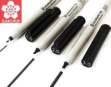 Sakura Calligraphy black pen Pack of 1 (1mm, 2mm, 3mm)