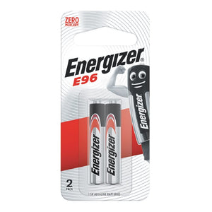 Energizer E96BP2 Alkaline Battery,AAAA Size, 2/PK