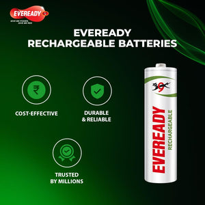 Eveready AA Rechargeable Battery 1000 Series Pack of 2