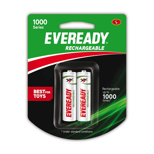 Eveready AA Rechargeable Battery 1000 Series Pack of 2