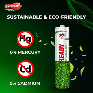 Eveready AA Rechargeable Battery 1000 Series Pack of 2