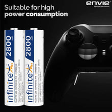 ENVIE AA 2800mAh  High Capacity 2800mnAh Ni-MH Rechargeable Batteries Ready to Use Battery (Pack of 2)