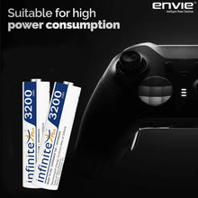 Envie Infinite Plus AA High Capacity (3200mAh) Ni-MH Rechargeable Ready to Use Battery - Pack of 4