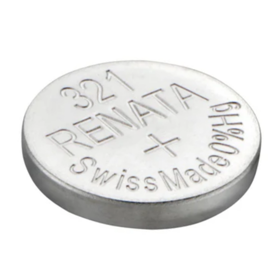 Renata 321 (SR616SW)Silver Oxide Battery 1.55V , 1 Battery