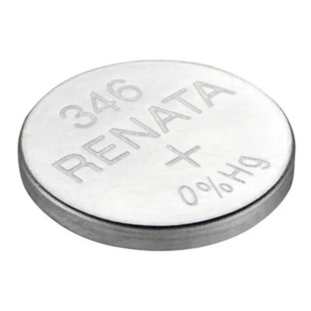 Renata 346 (SR712SW)Silver Oxide Battery 1.55V , 1 Battery