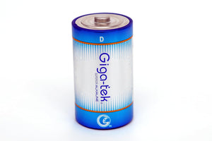 Giga-tek Industrial Alkaline Battery - D Size (LR20) - Pack of 1