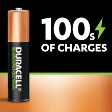 Duracell Rechargeable AAA 750mAh Batteries, Pack of 4