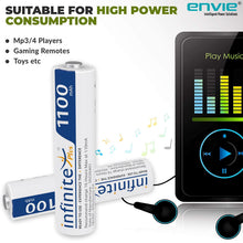 ENVIE® (AAA11002PL) AAA Rechargeable Batteries, High-Capacity Ni-MH 1100 mAh, (Pack of 2) - Royal Technologies :::::  genuinebattery.com