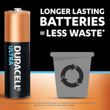Duracell Ultra Alkaline AA Battery, 8 Pieces