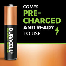 Duracell Rechargeable AAA 750mAh Batteries, Pack of 4