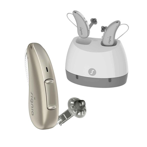 Signia Hearing Aid Machine Pure Charge & Go 1AX - Royal Technologies :::::  genuinebattery.com