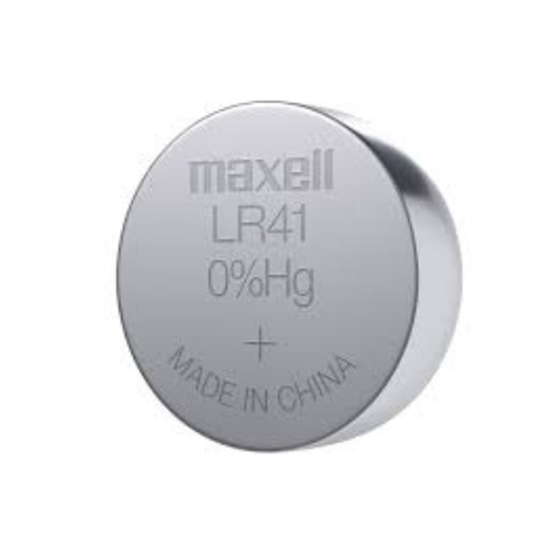 LR41 Maxell Alkaline Button cell Battery , 2 Battery PACK