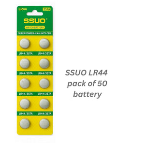 Lr44 Alkline Coin Battery Lr44 Suitable for Use in Toys, Calculators and Measurement Devices (Pack of 50) SSUO battery