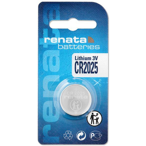 CR2025 Renata Lithium Coin Battery, 1 battery