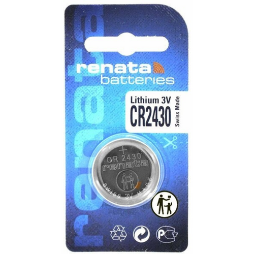 CR2430 Renata Lithium Coin Battery, 1 battery