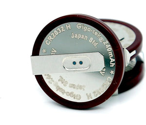 Gigatek 2 Pin CR2032 3V Lithium Coin Cell (Pack of 25)
