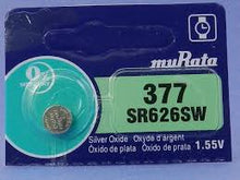 Murata 377 SR626SW 1.55V Silver Oxide Watch Button Cell Battery pack of 1 - Royal Technologies :::::  genuinebattery.com