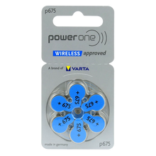 PowerOne P675 Hearing Aid Battery (6 Batteries pack)