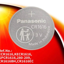 Panasonic CR-1616 3V Lithium Coin Battery, 1 Battery