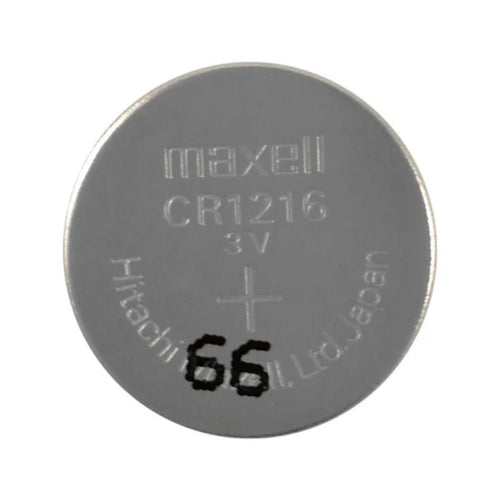 CR1216 Maxell Lithium 3V Coin Battery, 1 Battery
