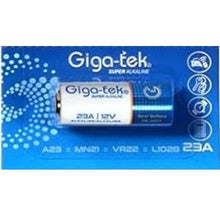 Giga-tek LR23A 12v Alkaline Battery - Pack of 1 - (Compatible Models : A23, MN21, VR22, L1028)