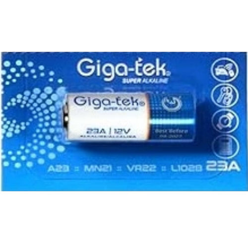 Giga-tek LR23A 12v Alkaline Battery - Pack of 1 - (Compatible Models : A23, MN21, VR22, L1028)