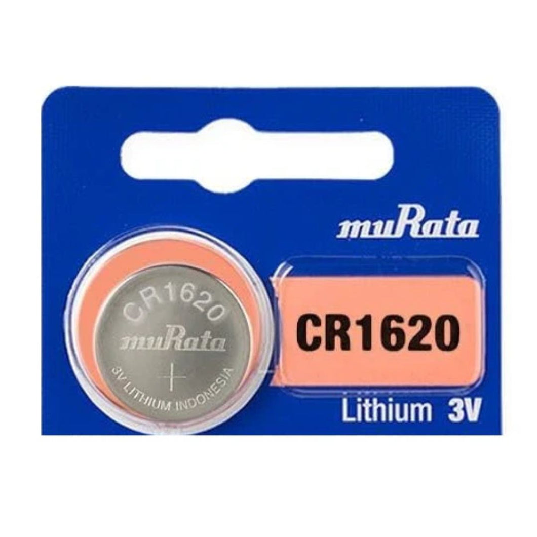 Murata CR1620 Battery DL1620 ECR1620 3V Lithium Coin Cell ( 1 Battery)