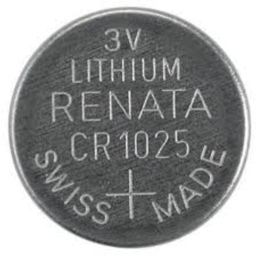 CR1025 Renata Lithium Coin Battery, 1 battery