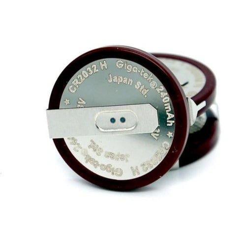 Gigatek 2 Pin CR2032 3V Lithium Coin Cell (Pack of 25)
