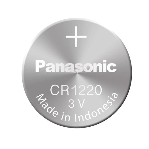 Panasonic CR1220 3V Lithium Coin Battery, 1 Battery
