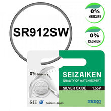 Seizaiken SR912SW  Silver Oxide Battery, 1 Battery