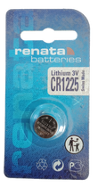 CR1225 Renata Lithium Coin Battery, 1 battery - Royal Technologies :::::  genuinebattery.com