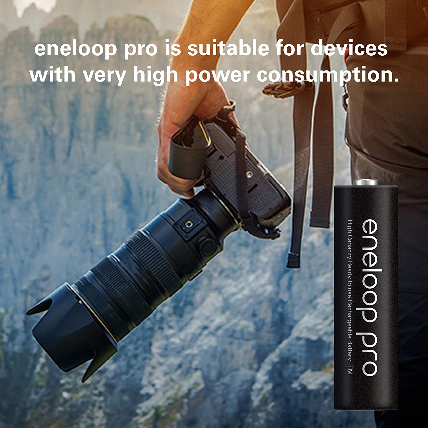 4X Panasonic Eneloop Pro 2550mAh AA Precharge NiMH Rechargeable Battery  A3GE - AliExpress