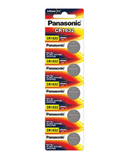 Panasonic CR1632 3V Lithium Coin Battery, 5 Batteries - Royal Technologies :::::  genuinebattery.com