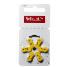 GN ReSound  Size 10 Hearing Aid Batteries (6 Batteries pack) - Royal Technologies :::::  genuinebattery.com