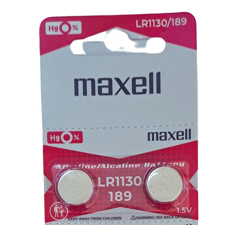 LR1130 Maxell Alkaline Button cell Battery , 1 battery - Royal Technologies :::::  genuinebattery.com