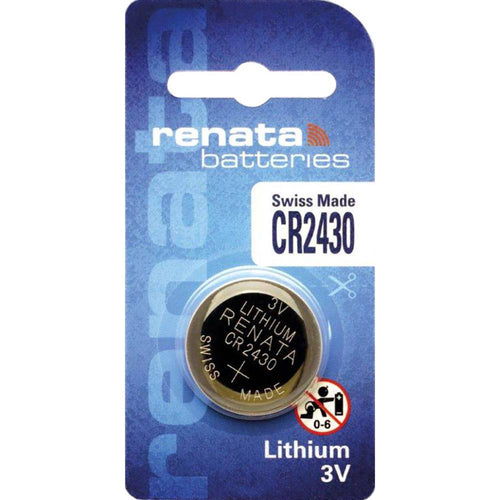 CR2430 Renata Lithium Coin Battery, 1 battery - Royal Technologies :::::  genuinebattery.com